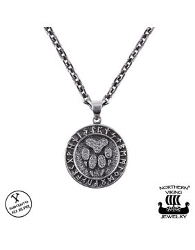 Northern Viking Jewelry Rune Wolf Paw hänge NVJ-H-RS061