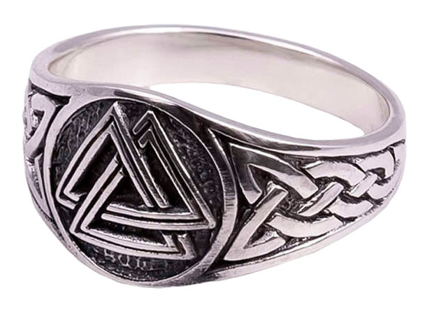Northern Viking Jewelry Valknut ring NVJ-H-SO015