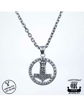 Northern Viking Jewelry Thor's Hammer hänge NVJ-H-RS003