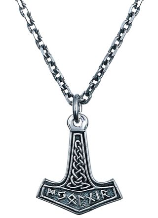 Northern Viking Jewelry Futhark Rune Thor's Hammer hänge NVJ-H-RS013