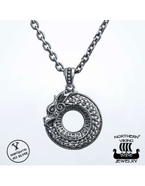 Northern Viking Jewelry Dragon hänge NVJ-H-RS033