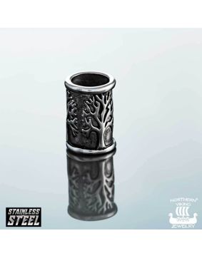 Northern Viking Jewelry NVJHE004 skäggsmycke Tree of Life