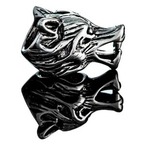 Northern Viking Jewelry NVJHE009 skäggsmycke Wolf Head main product photo