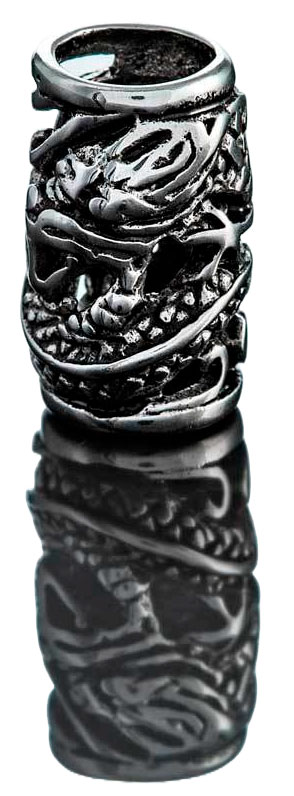 Northern Viking Jewelry Dragon skäggsmycke NVJHE010