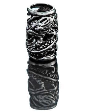 Northern Viking Jewelry Dragon skäggsmycke NVJHE010