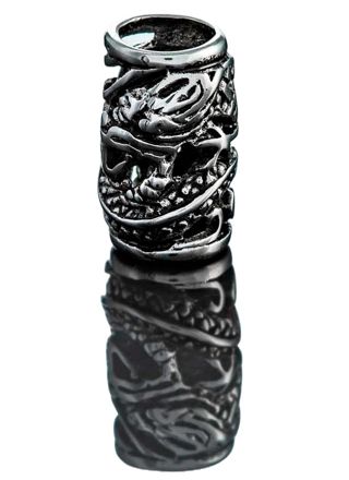 Northern Viking Jewelry Dragon skäggsmycke NVJHE010