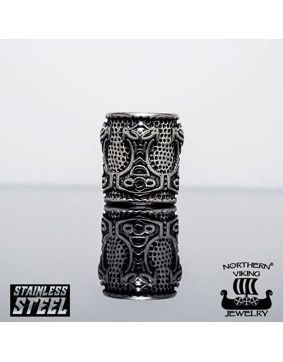 Northern Viking Jewelry Mjölnir skäggsmycke NVJHE012