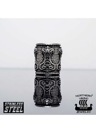 Northern Viking Jewelry Mjölnir skäggsmycke NVJHE012
