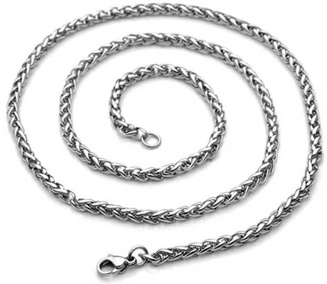Northern Viking Jewelry Wheat Chain Link NVJKE005 halsband