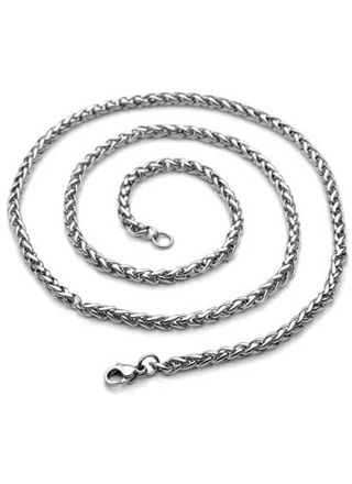 Northern Viking Jewelry Wheat Chain Link NVJKE005 halsband