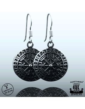Northern Viking Jewelry Vegvisir örhängen NVJKK012