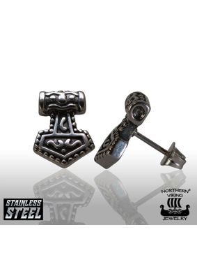 Northern Viking Jewelry Thor's Hammer örhängen NVJKK018