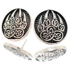 Northern Viking Jewelry Bear Paw örhängen NVJKK031