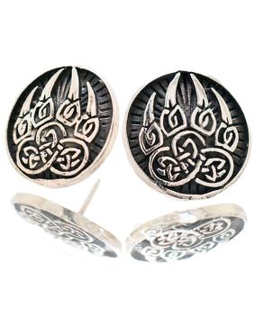 Northern Viking Jewelry Bear Paw örhängen NVJKK031