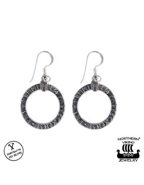 Northern Viking Jewelry The Wheel of Wisdom örhängen NVJKK035