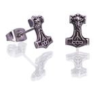 Northern Viking Jewelry Stål Thor's Hammare örhängen NVJKK039