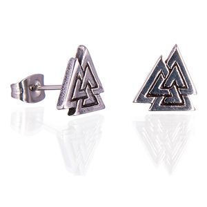 Northern Viking Jewelry Stål Valknut örhängen NVJKK044 main product photo