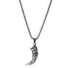 Northern Viking Jewelry NVJRS025 halsband Fenrir Wolf Head