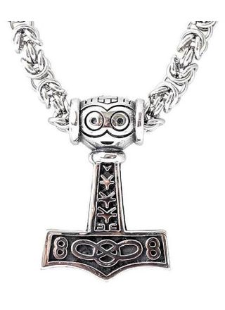 Northern Viking Jewelry NVJRS040 halsband Asatru Thor's