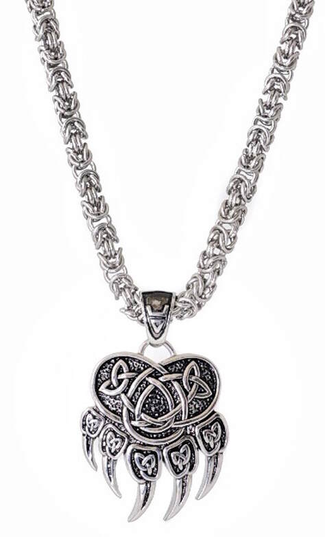 Northern Viking Jewelry NVJRS047 halsband Bear Paw