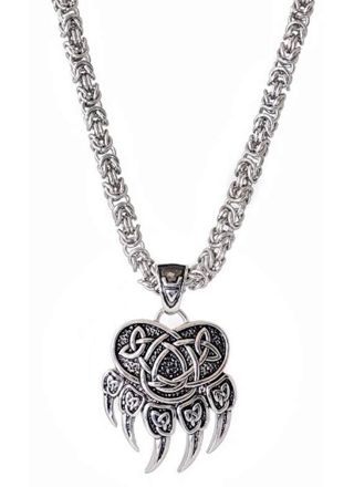 Northern Viking Jewelry NVJRS047 halsband Bear Paw