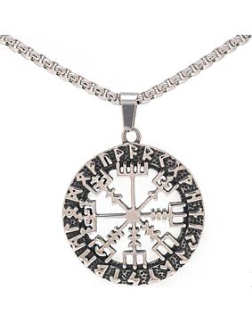 Northern Viking Jewelry VIking Compass NVJRS086