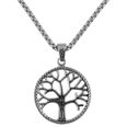 Northern Viking Jewelry NVJRS091 Solid tree of life halsband