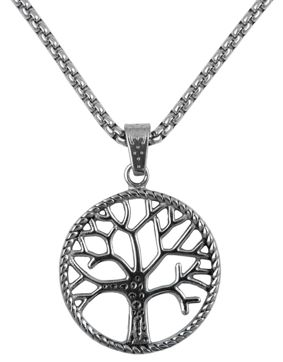 Northern Viking Jewelry NVJRS091 Solid tree of life halsband