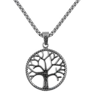 Northern Viking Jewelry NVJRS091 Solid tree of life halsband main product photo
