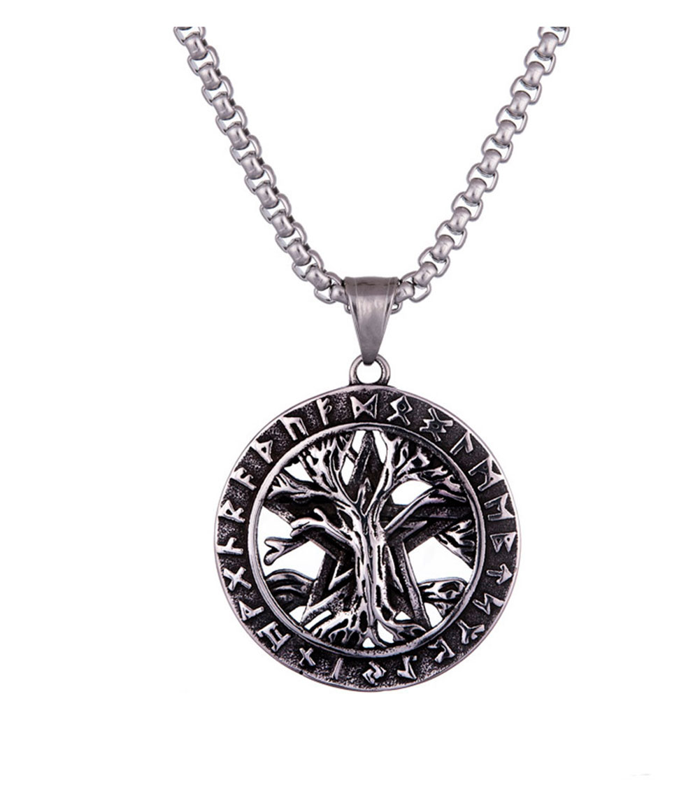 Northern Viking Jewelry Runa Tree of Life halsband NVJRS110