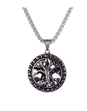 Northern Viking Jewelry Runa Tree of Life halsband NVJRS110