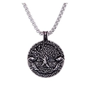 Northern Viking Jewelry Varg Tree of Life halsband NVJRS111 main product photo