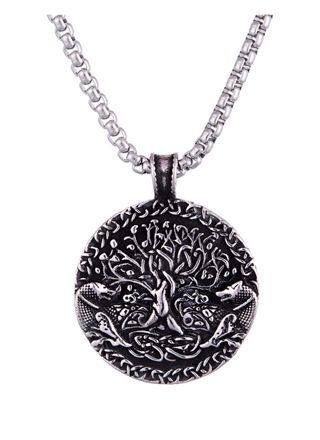 Northern Viking Jewelry Varg Tree of Life halsband NVJRS111