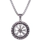 Northern Viking Jewelry Vegvisir Valknut halsband NVJRS115