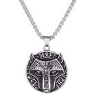 Northern Viking Jewelry Riimu Guardian Wolf halsband NVJRS124