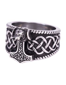 Northern Viking Jewelry Thorin Vasara Celtic Knot ring NVJSO030