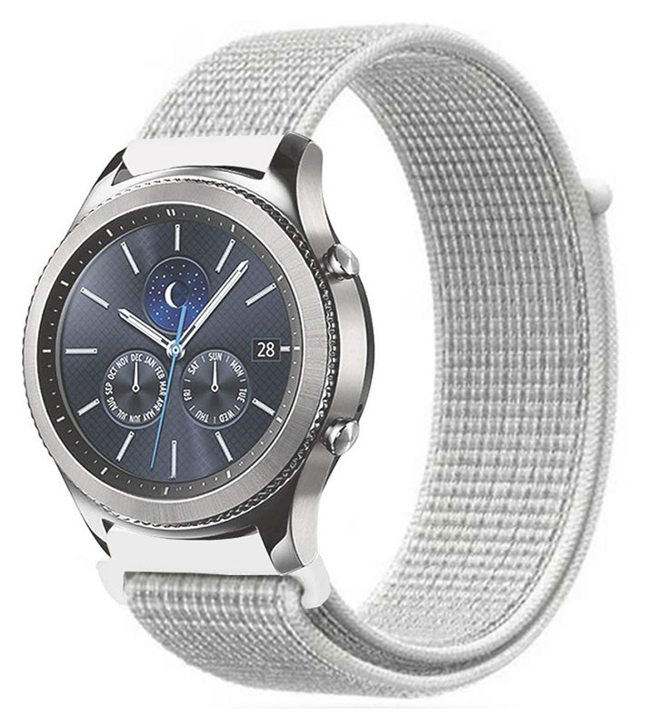 Tiera kardborreband Loop med Quick release bandstift Summit White