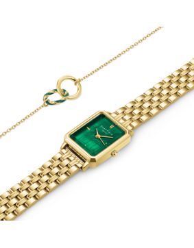Rosefield Octagon XS Emerald Gold med armband OEGED-X288