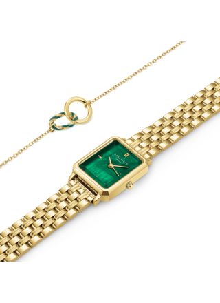 Rosefield Octagon XS Emerald Gold med armband OEGED-X288