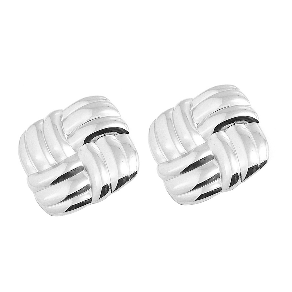 Lykken Trend stora stålörhängen 26.7 mm