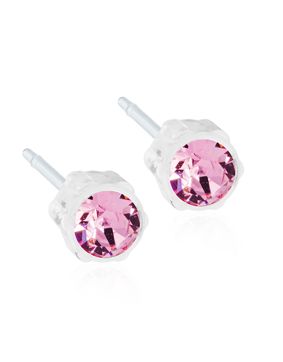 Blomdahl EJ MP 4 mm Light Rose pink örhängen 15-0103-24