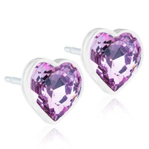 Blomdahl Heart Light Amethyst örhängen 6 mm 15-0121-74 main product photo