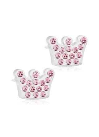 Blomdahl Brilliance Princess Light Rose örhängen 9 mm 15-01125-24