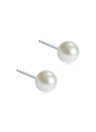 Blomdahl EJ NT Pearl 4 mm White pärlörhängen 15-1231-59