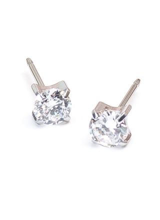 Blomdahl Tiffany White örhängen 5mm 15-1404-30