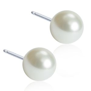 Blomdahl Pearl White örhängen 6 mm 15-1233-59 main product photo