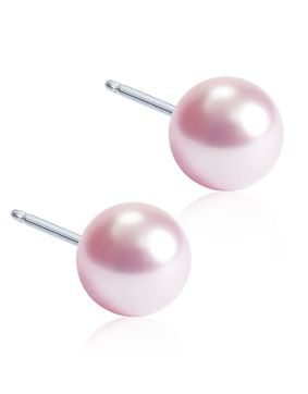 Blomdahl Pearl Light Rose örhängen 6 mm 15-1233-64