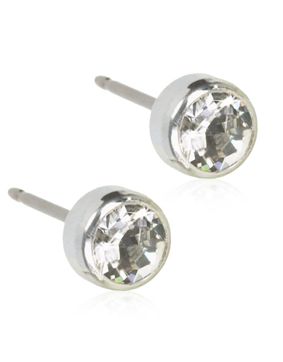 Blomdahl Bezel Crystal örhängen 5mm 15-1424-01