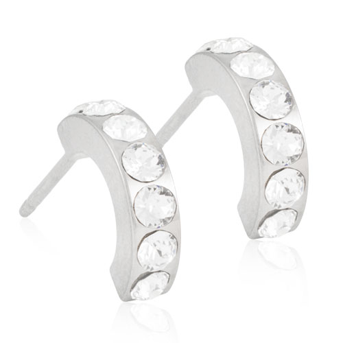 Blomdahl Pendant Brilliance Curved Crystal örhängen 10 mm 15-12146-01