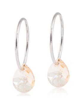 Blomdahl Ring 14mm Drop 8 mm Golden Shadow örhängen 15-1249-28